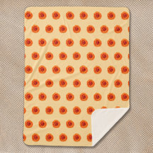 Orange Colour Rose Flower Seamless Pattern on