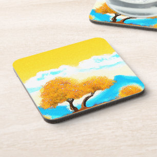 "Orange Coloured Nature" Cute Photo. Buy Now Coaster