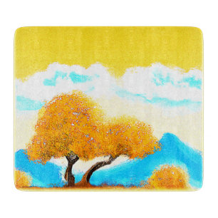 "Orange Coloured Nature" Cute Photo. Buy Now Cutting Board