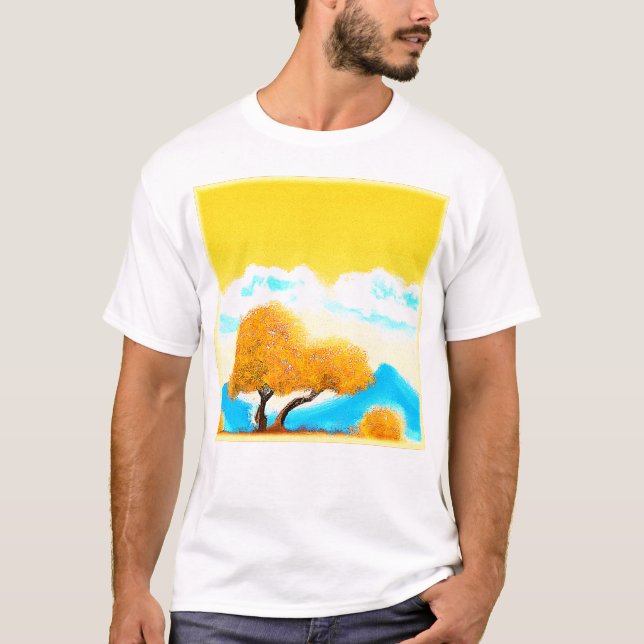 "Orange Coloured Nature" Cute Photo. Buy Now T-Shirt (Front)