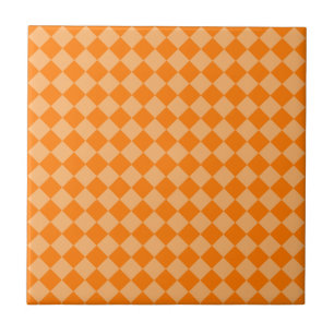 Orange Combination Diamond Pattern by STaylor Tile