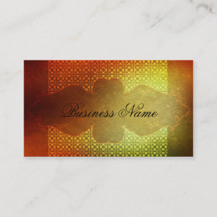 Orange Contemporary Salon & Spa Business Card