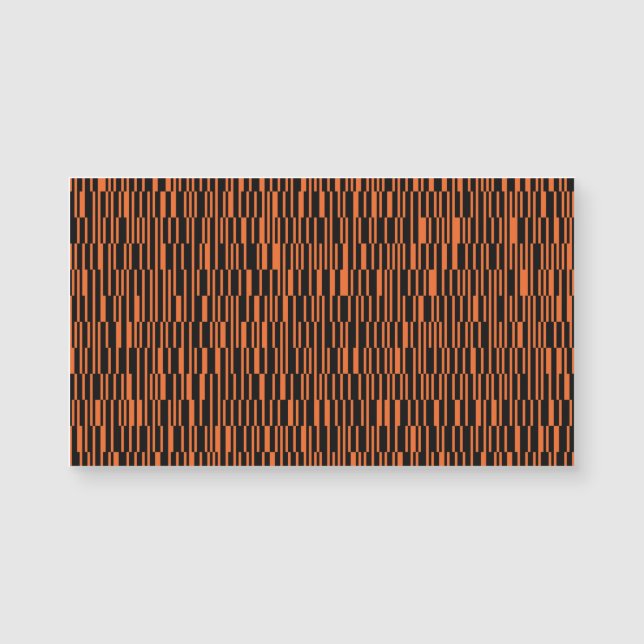 Orange, cool, trendy, modern geometric graphic art (Front)