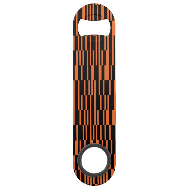 Orange, cool, trendy, modern geometric graphic art (Front)