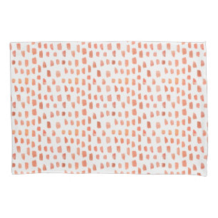 Orange Coral Dashes Pillowcase