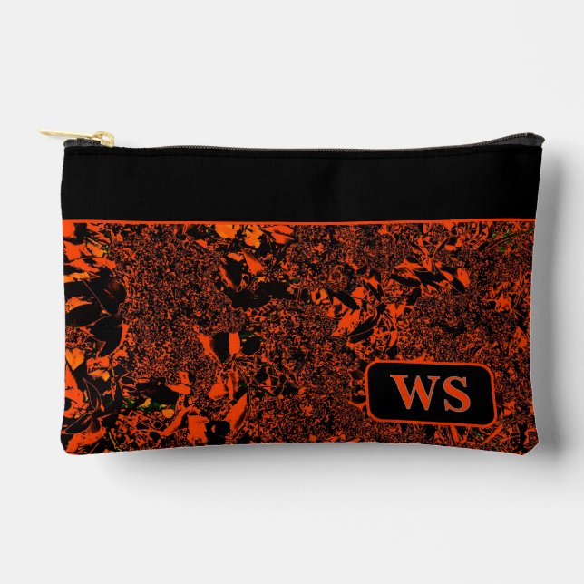 Orange Cosmetic Bag  (Front)