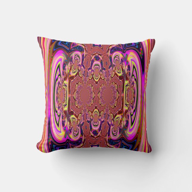 Orange Cosmic Spectacular Pillow (Front)