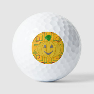 Orange Costume Design Happy Pumpkin Day Golf Balls