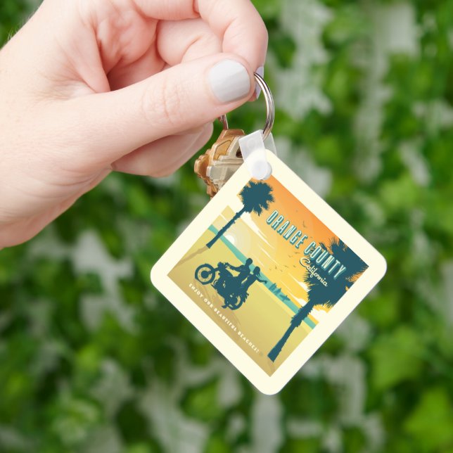 Orange County, California Beaches Key Ring (Hand)