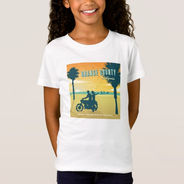 Orange County, California Beaches T-Shirt (Front)