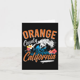 Orange County California Ocean Surfing The Beaches Card