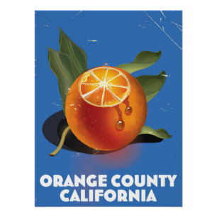 Orange County California Poster