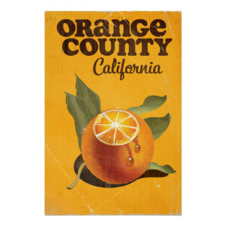 Orange County California Poster