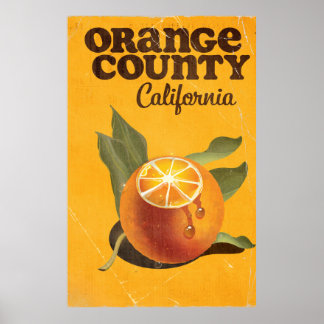 Orange County California Poster