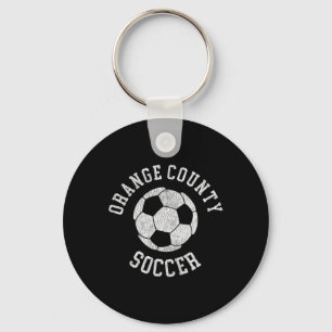 Orange County Soccer Retro Distressed 90's Vintage Key Ring