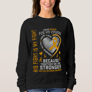 Orange Cousin Multiple Sclerosis Awareness Inspira Sweatshirt
