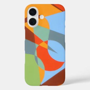 Orange Cowboy Boot Abstract Phone Case