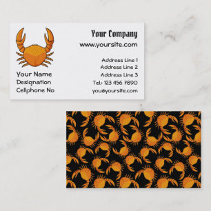 Orange Crab Business Card