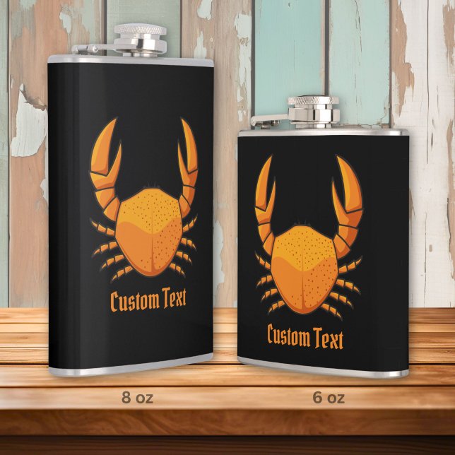 Orange Crab Hip Flask (Creator Uploaded)