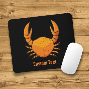 Orange Crab Mouse Mat