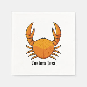 Orange Crab Napkin