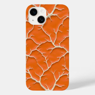 Orange Crack Branch iPhone Case Stylish Design
