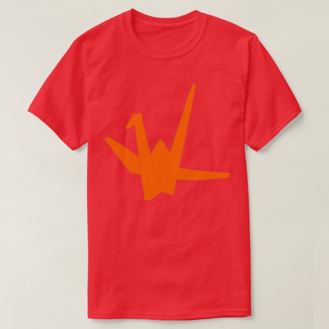orange crane T-Shirt (Design Front)