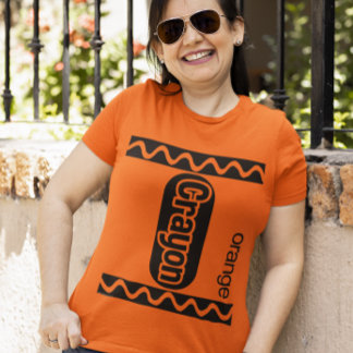 Orange Crayon Halloween Costume T-Shirt