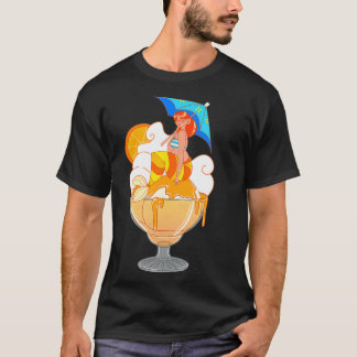 Orange Cream Mermaid  T-Shirt