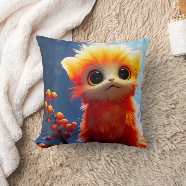 Orange Creature Cushion (Blanket)
