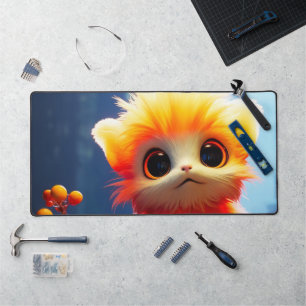 Orange Creature Desk Mat