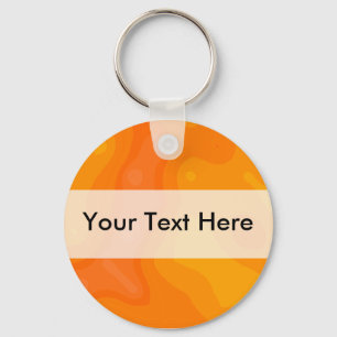 Orange Creme Key Ring