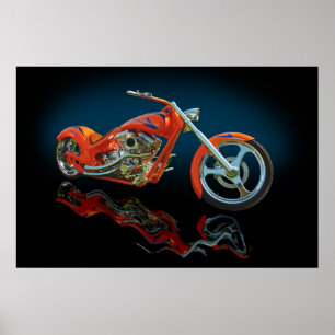 Orange cruished poster