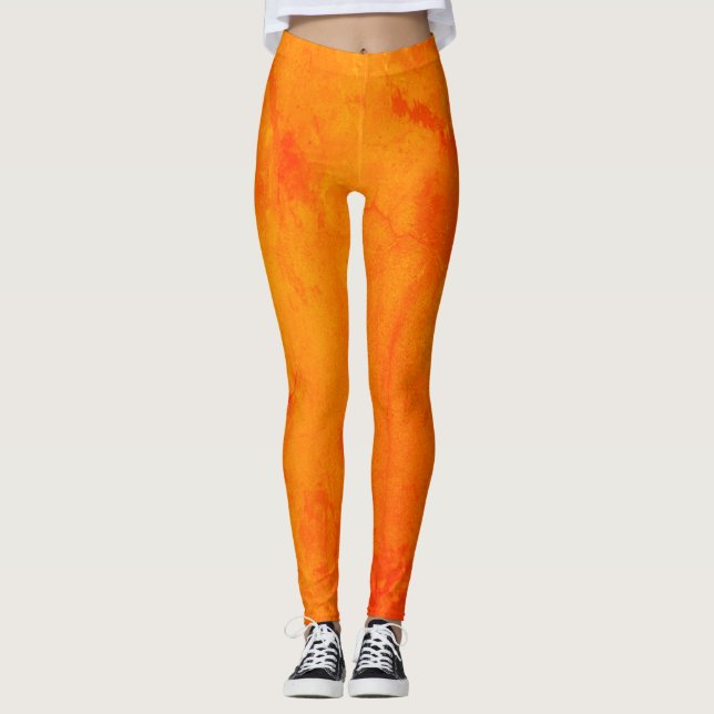 Orange Crush Leggings (Front)