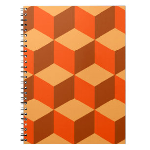Orange Cubes Notebook
