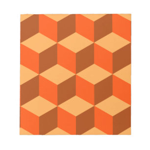 Orange Cubes Notepad