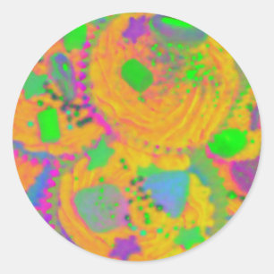 Orange Cupcakes sticker