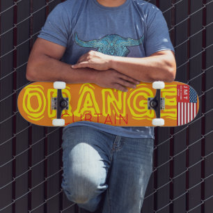 ORANGE CURTAIN 7 3/4" Skateboard Deck
