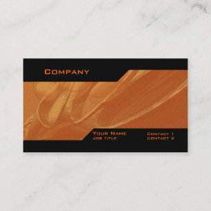 Orange Custom Business Card