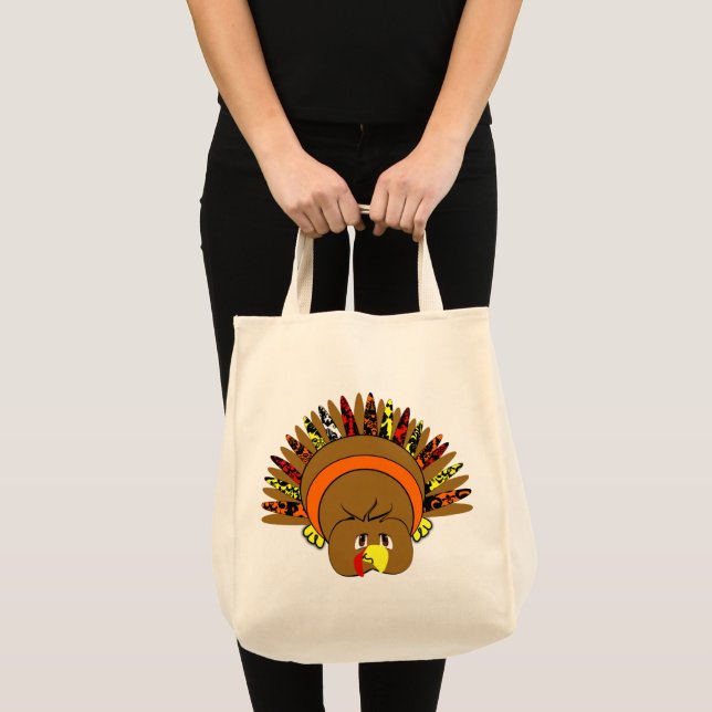 Orange #Cute #TURKEY #Tote Tote Bag (Front (Product))