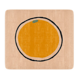 Orange Cutting Board