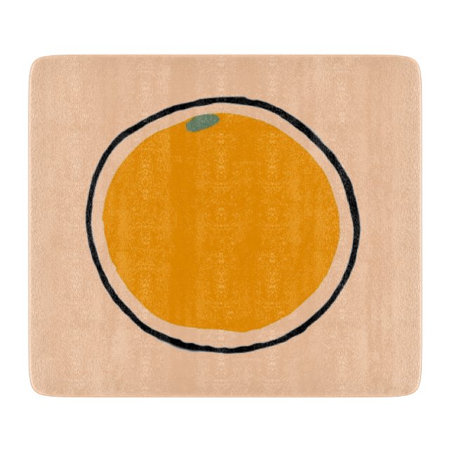 Orange Cutting Board (Front)