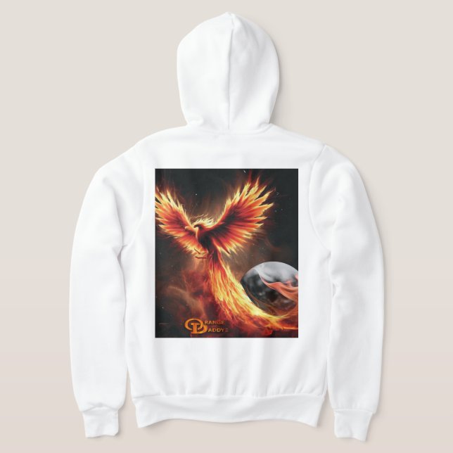 Orange Daddy + Phoenix Rising Hoodie (Laydown Back)