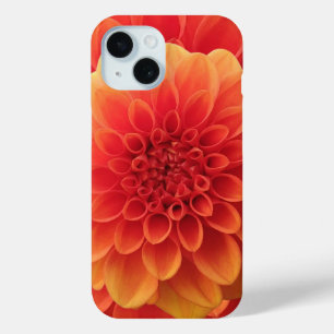 Orange Dahlia iPhone 15 Case