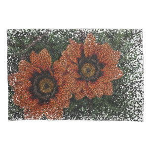 Orange Daisy Balls Pillowcase
