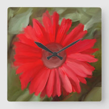 Orange Daisy Botanical Cottagecore