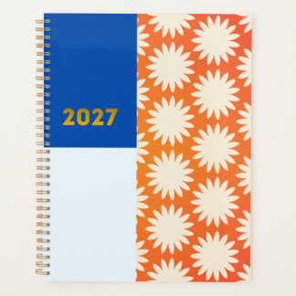 Orange Daisy Floral 2027 Planner