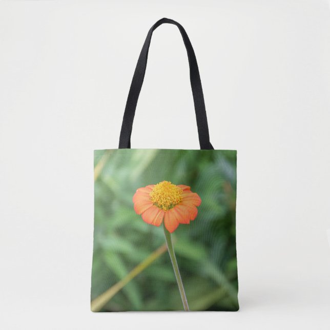 Orange daisy Tote Bag (Front)