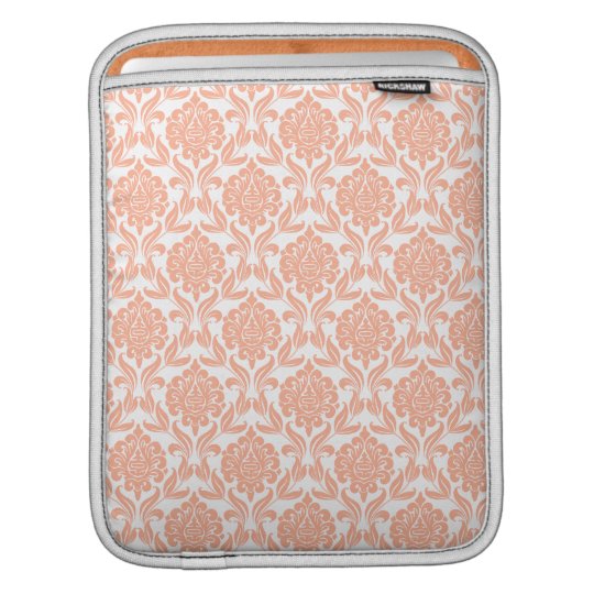 Orange Damask Pattern iPad Sleeve