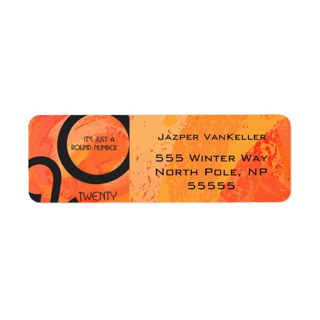 Orange Decade Birthdday (Front)